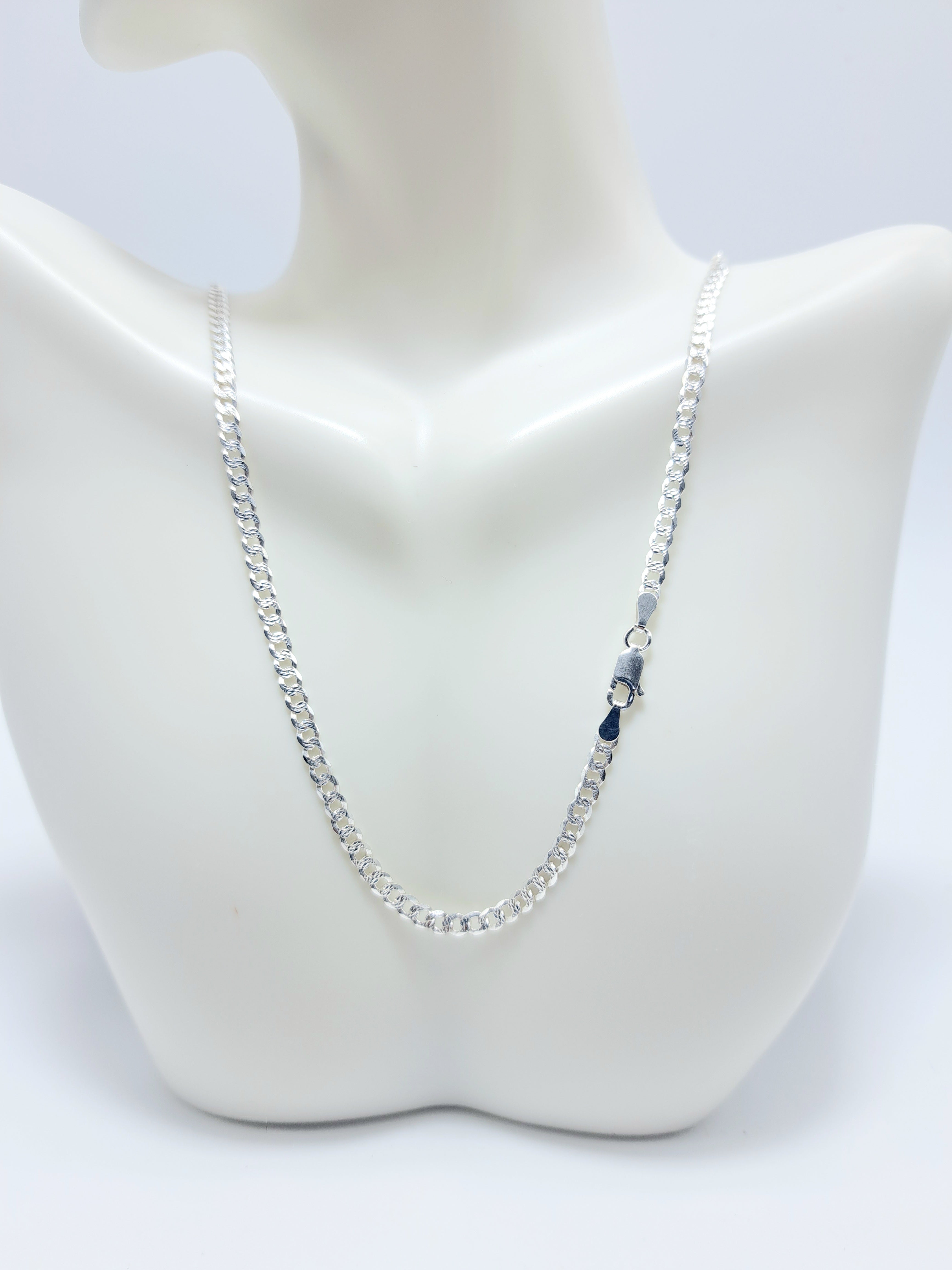 Cadena de plata .925 italiana (Barbada)